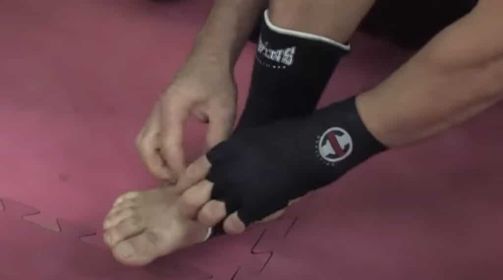 Muay Thai ankle support