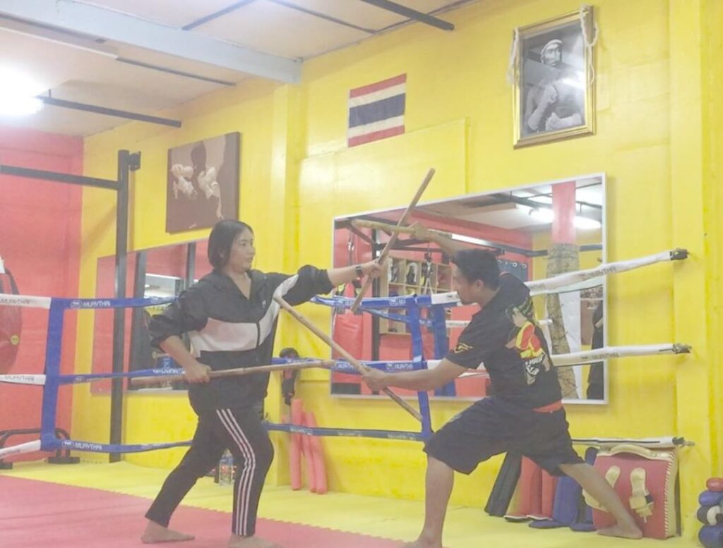 Krabi Krabong Stick Training
