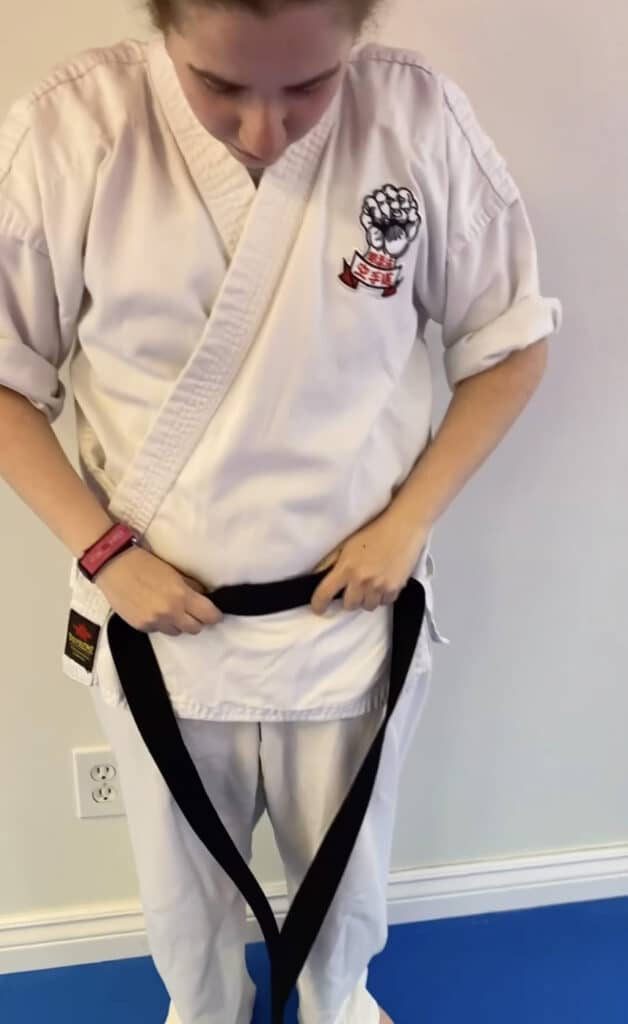 Karate Belt Tying